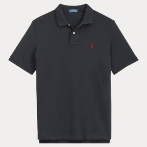 POLO RALPH LAUREN - Slim Fit Mesh Polo Shirt